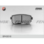 BP43016 FENOX Комплект тормозных колодок, дисковый тормоз