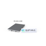 Алюминиевый профиль для стеновых панелей Крышка прямая (SPL-100 Крышка)