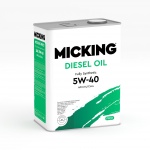 Масло моторное Micking Diesel Oil PRO1 5W-40 CI-4/CH-4 synth. 4л.