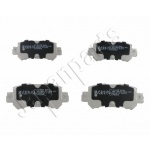 pp-313af JAPANPARTS Комплект тормозных колодок, дисковый тормоз