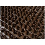 Щетинистое покрытие Травка 137 тёмный шоколад 0,90х15м