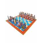 Нескучные шахматы 2в1 "Щелкунчик против Мышиного короля" (дерево) арт.8518