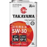 Масло TAKAYAMA SAE  5W30, ILSAC GF-5, API SN (1л)