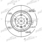 pbd2773 PATRON Тормозной диск