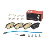 P24066 BREMBO Комплект тормозных колодок, дисковый тормоз
