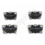 PP-256AF Japanparts Комплект тормозных колодок, дисковый тормоз