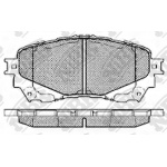 PN25002 NiBK Комплект тормозных колодок, дисковый тормоз