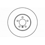 Тормозной диск Textar задний BMW 5 (E60, E61), 7 (E65, E66), 6 (E63)  [92123203]