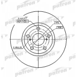 pbd4046 PATRON Тормозной диск
