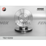 (tb219209) Диск тормозной передний FENOX Toyota Avensis 03-