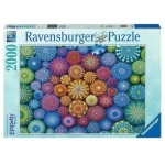 Ravensburger. Пазл карт. 2000 арт.17134 "Радужные мандалы"