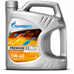 Масло моторное Gazpromneft Premium C3 5W-40 (4л)  синтетическое (синтетика)