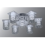 Люстра Геометрия 1-8167-6+1-CR-LED Y G4