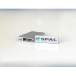 Алюминиевый профиль для стеновых панелей Крышка закругленная (SPL-100 Крышка)