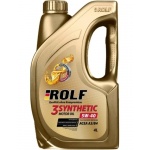 Масло ROLF 3-SYNTHETIC 5W40 ACEA A3/B4 4л пластик