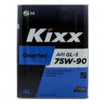 Kixx Geartec GL-5 75W-90 /4л мет.  трансмиссионные масла