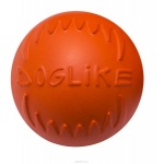 Мяч из вспененной резины  средний Doglike для собак, диам. 8,5 см, оранж.