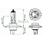 (1987302041) Bosch Лампа н4/werkst 12v 