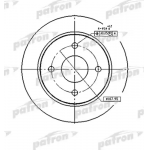 pbd1654 PATRON Тормозной диск