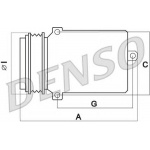 (dcp02005) DENSO Компрессор кондиционера