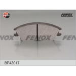 BP43017 FENOX Комплект тормозных колодок, дисковый тормоз