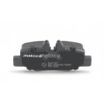 3010-067 METACO Колодки тормозные задние дисковые к-кт