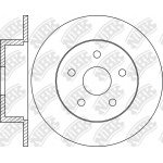 RN1251 NiBK Тормозной диск