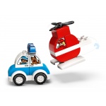 LEGO DUPLO 10957 Пожарный вертолет и полицейская машина