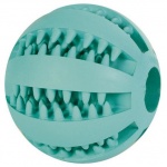 Игрушка TRIXIE для собаки "Мяч для бейсбола DentaFun" 5см, резина, зеленый