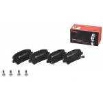 P28037 BREMBO Комплект тормозных колодок, дисковый тормоз