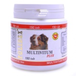 Поливитаминно-минеральный комплекс для собак Multivitum plus, 150 таб.
