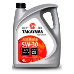 Масло моторное TAKAYAMA SAE 5W-30, API SN/CF C3 (4л) пластик 