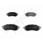 PA-115AF Japanparts Комплект тормозных колодок, дисковый тормоз