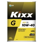 Kixx G SL 10W-40 (Gold) /4л мет.  моторное масло