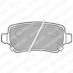 Тормозные колодки Delphi задние дисковые Opel Astra F, G [LP1717]