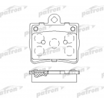 pbp1310 PATRON Комплект тормозных колодок, дисковый тормоз