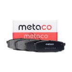 3010-033 METACO Колодки тормозные задние дисковые к-кт