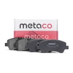 3010-134 METACO Колодки тормозные задние дисковые к-кт
