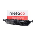 3010-113 METACO Колодки тормозные задние дисковые к-кт