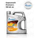 Масло моторное Gazpromneft Premium L 5W-40 синтетическое 4 л Масло моторное Gazpromneft Premium L 5W-40 синтетическое 4 л