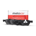 3000-125 METACO Колодки тормозные передние к-кт