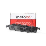 3010-003 METACO Колодки тормозные задние дисковые к-кт