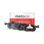 3000-124 METACO Колодки тормозные передние к-кт