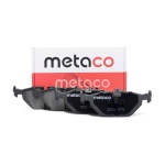 3010-079 METACO Колодки тормозные задние дисковые к-кт