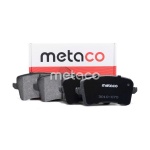 3010-070 METACO Колодки тормозные задние дисковые к-кт