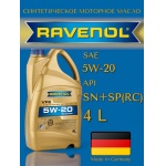 Моторное масло RAVENOL VFE 5W-20 (4л) Моторное масло RAVENOL VFE 5W-20 (4л)
