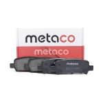 3010-099 METACO Колодки тормозные задние дисковые к-кт