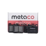3010-066 METACO Колодки тормозные задние дисковые к-кт