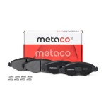 3000-047 METACO Колодки тормозные передние к-кт