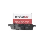 3010-172 METACO Колодки тормозные задние дисковые к-кт